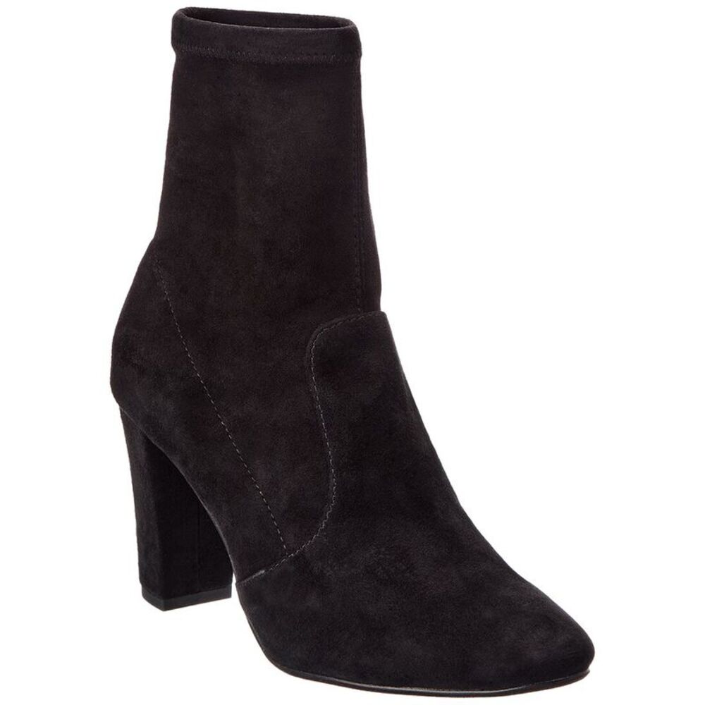 Dune London Opticals Suede Boot, Black